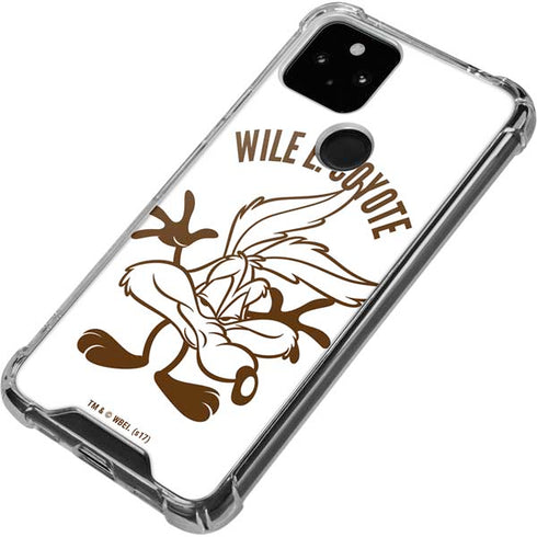 Looney Tunes Wile E Coyote Big Head Google Pixel 5 Clear Case